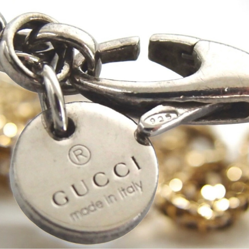 GUCCI Interlocking GG Silver Ag925 Pendant Necklace 🔥 - Picture 7 of 11